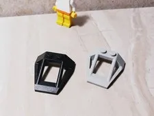 LEGO Roll Bar Lot of 2 Cockpit Gray Black Cage Window Frame Build Jet Plane Spac