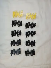 10 Pieces Lego 32167 Black and Yellow Technic Rectangular Gearbox Half retired