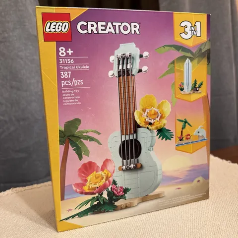 LEGO Creator 3 in 1 Tropical Ukulele 31156 Factory Sealed New Retired