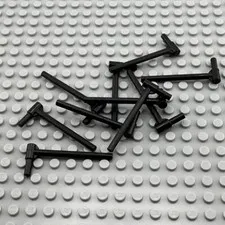 LEGO Bar Part - Black - Bar 5L with Handle (Friction Ram) - QTY x10