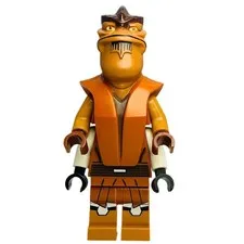 Used LEGO® Star Wars Pong Krell Minifigure Clone Wars Jedi Master 75004 sw0435