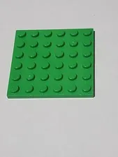 LEGO Parts ● Bright Green Plate 6 x 6 Square ● # 3958 ● QTY 1