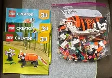 LEGO Creator 3 In 1  Tiger 31129 Bulk Lot Pieces in Bag