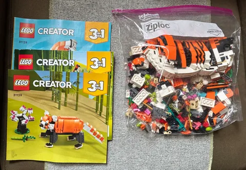 LEGO Creator 3 In 1  Tiger 31129 Bulk Lot Pieces in Bag