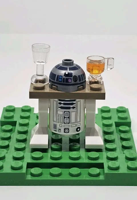 LEGO Astromech Droid R2-D2 Dark Tan Serving Tray 75397 sw1385 Minifigure 