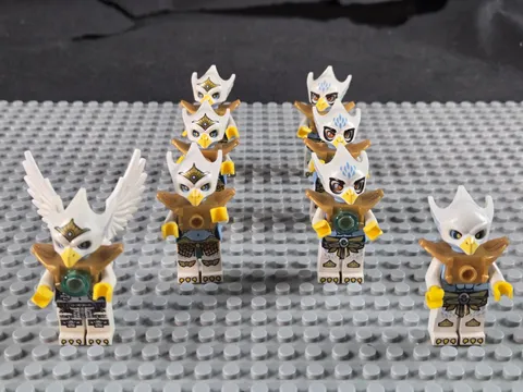 Lego Legends of Chima Eagle tribe Eris loc071 x4 Equila x3 Ewar SHIPS Saturday