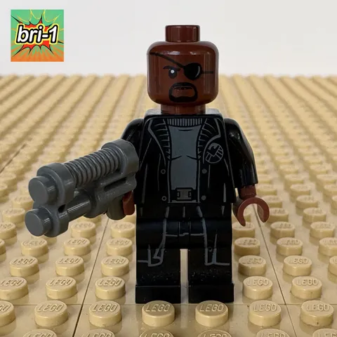 LEGO Spider-Man Far From Home: Nick Fury, GUN sh0585a, 76130, DRONE ATTACK, 2019