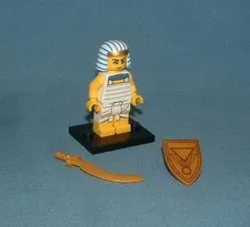 SERIES 13, EGYPTIAN WARRIOR FIGURE - LEGO - USED