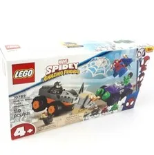 LEGO® Marvel Spidey and His Amazing Friends Hulk vs Rhino Truck Showdown 10782