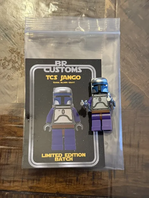 Lego Star Wars TCS Custom Jango Fett Brick Rebellion First Batch RARE