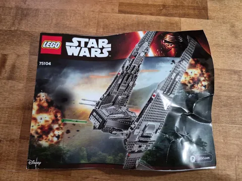 LEGO Instruction Manual ONLY         Star Wars 75104 Kylo Rens Command Shuttle