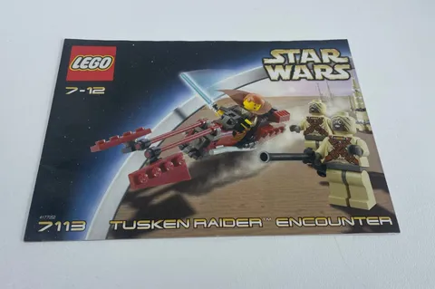 LEGO Star Wars 7113 Tusken Raider Encounter Instruction Manual Booklet Only