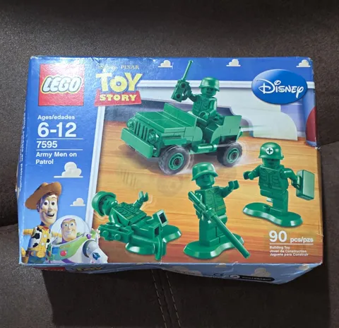 LEGO Disney Toy Story Army Men on Patrol 7595 Complete Set 90 pcs Box
