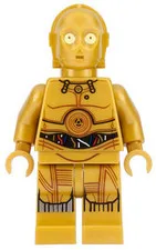 LEGO: C-3PO Colorful Wires Printed Legs (sw0700)