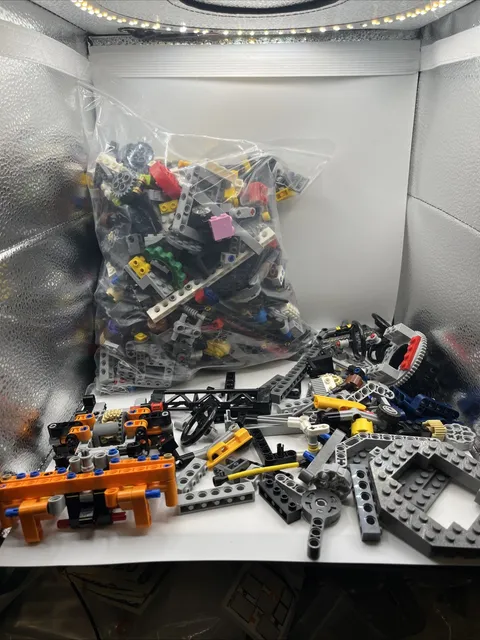 Lego Technic 2 Pound 12 Oz Bulk Lot Parts Pieces Beams Gears Connectors