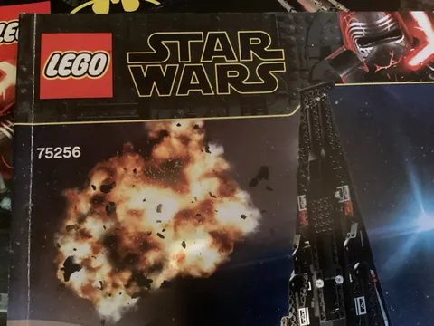 LOWEST PRICE! LEGO 75256 Star Wars Kylo Ren’s Shuttle Instruction Manual Only