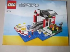 Lego Creator 5770 Building Instructions Instruction Boathouse Open