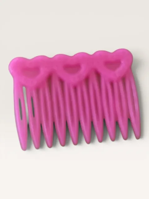 SuperStar Barbie HEART Vintage PINK Comb LOL OMG Clone Bratz Fashion Accessory