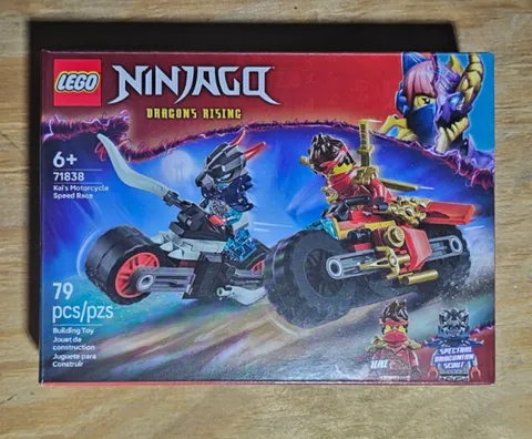 Lego71838 Kai's Motorcycles Speed Race Ninjago Dragons Rising