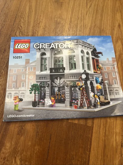 Lego Creator Expert 10251 Brick Bank Instruction Book Manual Only, No Bricks 