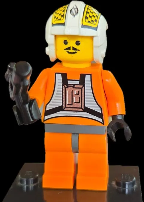 LEGO Star Wars: Biggs Darklighter Minifigure (sw0009) From 7140 7142, 1999. L04