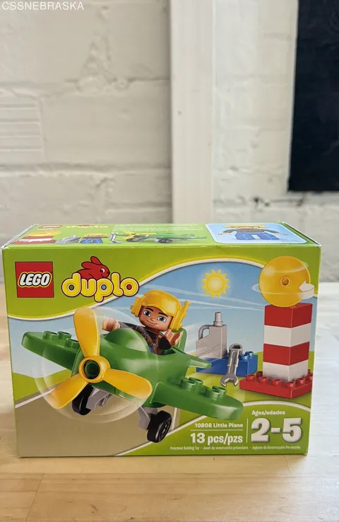 LEGO DUPLO Town Little Plane 10808 Retired Building Toy Set 100% Complete Box