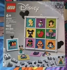 LEGO DISNEY 100 YEARS OF DISNEY ANIMATION ICONS #43221-1022 PCS