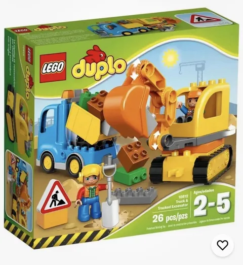 LEGO DUPLO: Truck & Tracked Excavator (10812)