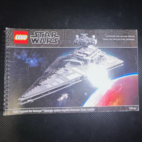 LEGO Star Wars 75252 Imperial Star Destroyer Illustrated Manual Booklet EN/FR