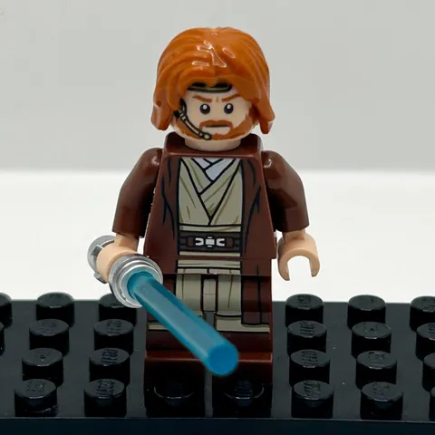 Obi Wan Kenobi - LEGO Star Wars Jedi Pilot Minifigure (Set 75333) Episode II NEW