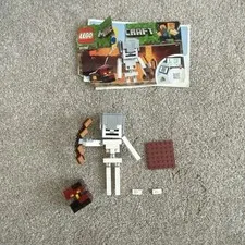 LEGO Set 21150 Minecraft BigFig Skeleton With Magma Cube, W/ Instructions