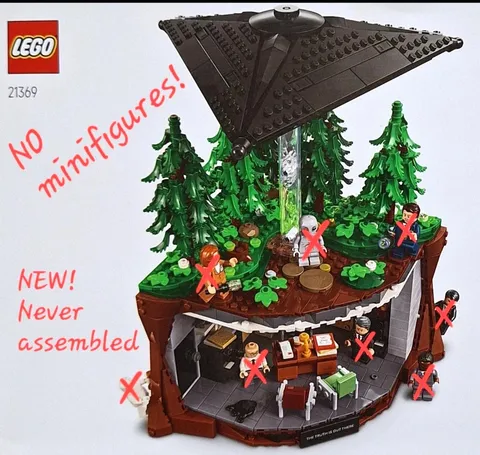 LEGO The X-Files 21369 NO minifigures BUILD ONLY New Never Built NO box