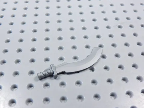 LEGO Flat Silver Egyptian Sword Weapon Minifig AZ