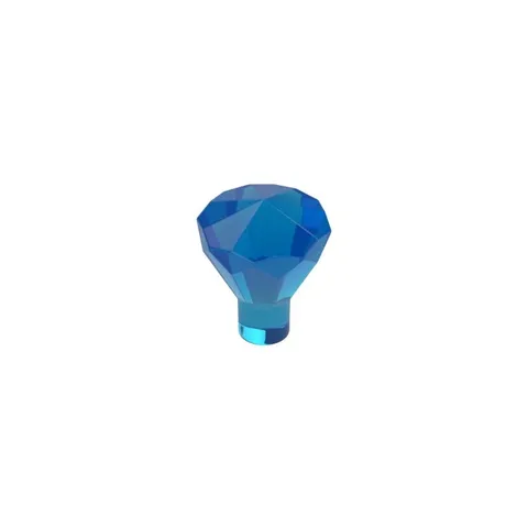 LEGO 25x Trans-Dark Blue Rock 1 x 1 Jewel 24 Facet inv.640