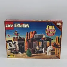 Vintage 1996 Lego #6755 Sheriff's Lock-Up Wild West- New W/ Open Box See Picture