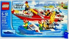 LEGO 60005 City Fire Boat New Sealed Retired Rescue Racing Town Fireman NISB