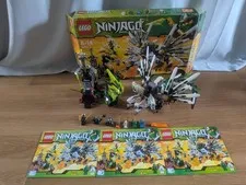LEGO NINJAGO Epic Dragon Battle 9450 In 2012 Used Retired Comp W/Manual & Box