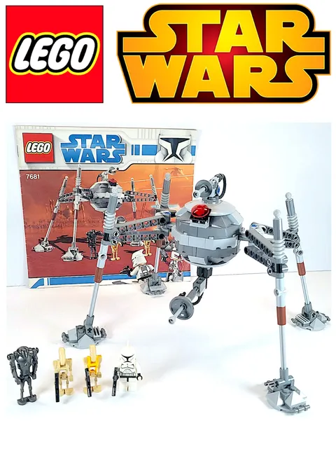 LEGO STAR WARS 7681 SEPARATIST SPIDER DROID * 100% COMPLETE EXCEPT FOR FOX FIG