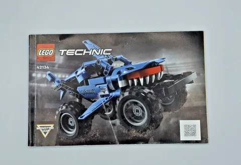 Lego Technic 42134 Monster Jam Megalodon Instructions and Sticker Sheet 2022