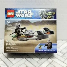 Lego Star Wars 75436 The Mandalorian And Grogu’s Speeder Bike NEW SEALED