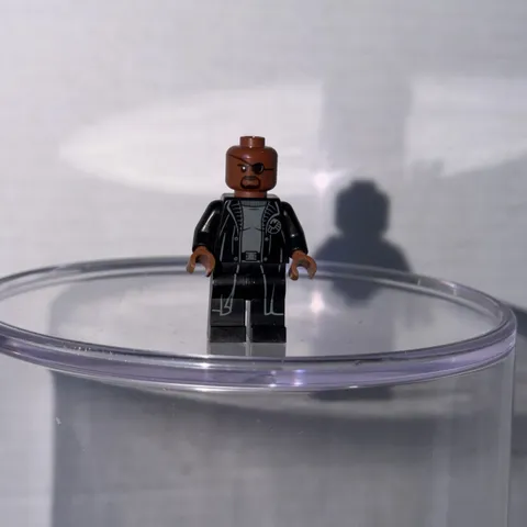LEGO Marvel Super Heroes Nick Fury sh585a Mini Figure Stark Jet Drone Attack