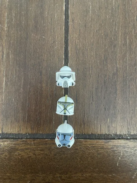 Authentic LEGO Star Wars Clone Trooper Helmet Lot, ARC, ARF, Phase 1 Sergeant