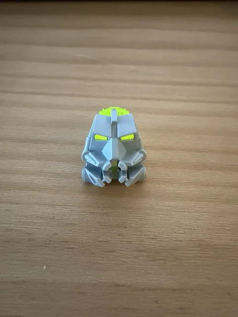 LEGO Bionicle Head Connector Block 32553 with Eye / Brain Stalk - Neon Green