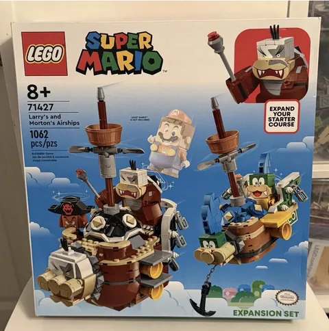 LEGO 71427 Super Mario Larry's and Morton’s Airships Expansion Set Retired NIB