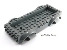 LEGO Dark Grey Vehicle Base 8 x 16 x 2.5 with 3 Holes Car Truck (18923)  x1