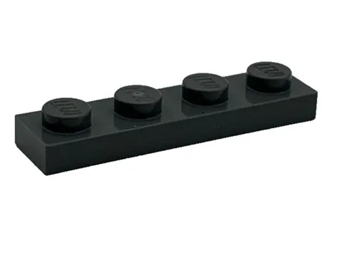 Lego 3710 Dark Bluish Gray Plate 1 x 4 Element 4211001