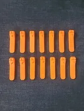 LEGO Brick Separator Lot of 14 Pieces Orange Plastic Building Tool Accessory