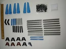 100 piece set Lego Technic Airplane Space Spaceship Transportation Auto MOC
