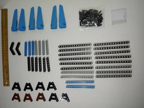 100 piece set Lego Technic Airplane Space Spaceship Transportation Auto MOC