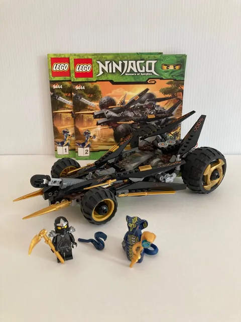 LEGO 9444 NINJAGO: Cole's Tread Assault COMPLETE w Minifigures + Manuals  NO BOX